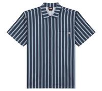 Dickies - Multi Stripe Work Shirt S/S - Shirt size S, blue