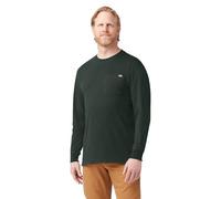 Dickies Men's Long-Sleeve T-Shirt Pocket Tee Hunter Green Large