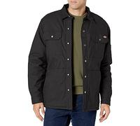 Dickies - Outerwear for Men, Flex Duck Shirt Jacket, Water Repelling Technology, Black, XL