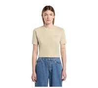 Dickies Plentywood Short Sleeve T-shirt Beige XS Woman