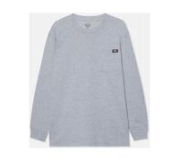 Dickies Pocket Long Sleeve Cotton Mens Grey T-Shirt - Charcoal - Size X-Large