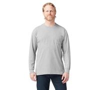Dickies Pocket T Long Sleeve Adults Grey Small Mens