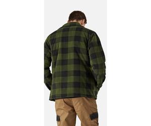 Dickies Portland Shirt Green Easy opening press down pearlised studs, Keep war