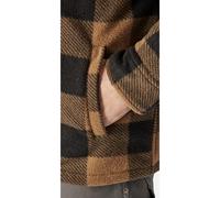 Dickies Portland Shirt Khaki Easy opening press down pearlised studs, Keep war