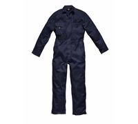 Dickies Redhawk Economy Stud Front Coverall - Navy Blue - Tall Leg (32") - XL