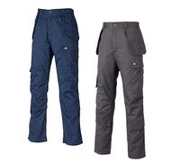 DICKIES REDHAWK PRO GREY NAVY WORK TROUSERS SHORT, REG AND TALL LEG WD801