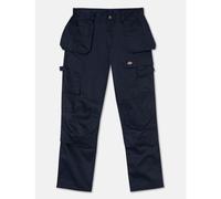 Dickies Redhawk Pro Trousers Navy Blue Button and high quality YKK zip fasteni