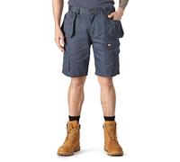 Dickies Redhawk Pro Work Mens Grey Shorts Cotton - Size 34 (Waist)