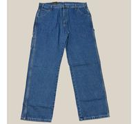Dickies Men's Relaxed Straight-fit Carpenter Jean, Indigo Blue, 44W x 32L