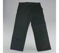 Dickies Men’s Relaxed Fit Sanded Duck Carpenter Jean, Black, 38W x 32L
