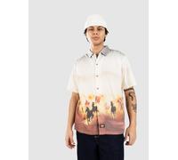 Dickies Men's Running Wild Vacation Shirt Oak Buff