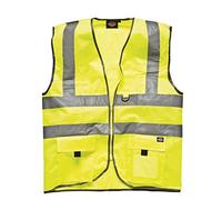 Dickies SA22020 YL 3XL Size 3X-Large Hi Vis Technical Safety Waistcoat - Yellow
