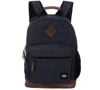 Dickies Signature Lightweight Backpack For School Classic Logo Water Resistant Casual Daypack For Travel Fits 15.6 Inch Notebook (Dark Blue Denim)
