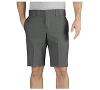 Dickies Slim Fit 11 Inch Flex Work Short, Gravel Gray V1, 32