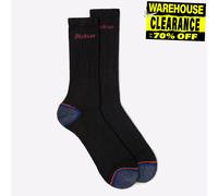Dickies Strong Mens Work Outdoor Construction Industrial Boot Socks Black