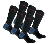 Dickies® Strong Work Socks Men's Work Socks Business Socks Stockings Size 41-50, 6 Pairs Black, 39-42