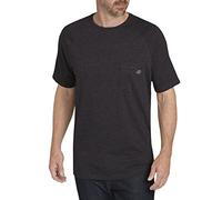 Dickies Temp Iq S/S Pocket tee T-Shirt for Men, Black (Jasper), L