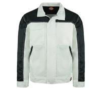 Dickies Two Tone Mens White/Grey Everyday Jacket - Size 4XL