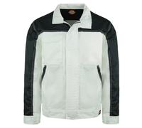 Dickies Two Tone Mens White/Grey Everyday Jacket - Size 4XL