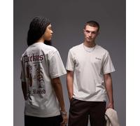 Dickies Unisex deep rooted graphic back print t-shirt in off white- exclusive to ASOS