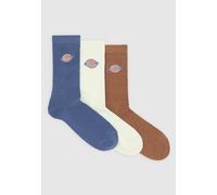 Dickies - Valley Grove Pack Of 3 Retro Indigo - Socks - multicolored - S/M - 71% Cotton, 15% Polyamide, 9% Polyester, 5% Elastane S/M