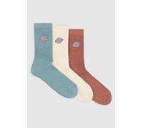 Dickies - Valley Grove Pack Of 3 Stormy Sea - Socks - multicolored - S/M - 71% Cotton, 15% Polyamide, 9% Polyester, 5% Elastane S/M