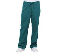 Dickies Women and Men Natural Rise Pant with 2 Pockets and Adjustable Drawstring, 83006, Teal Blue, M Shorts