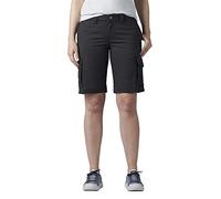 Dickies, Women's, 11" STRETCH CARGO SHORT RELAXED, BLACK, 30