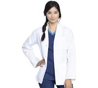 Dickies Women's 28 Inch Lab Coat, White, XXL