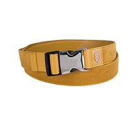 Dickies Women’s Adjustable Fabric Belt with Speed Clip Buckle, Yellow Cord, S-M