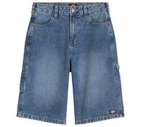 Dickies Women's Carpenter Denim Jort Rinsed Blue