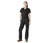 Dickies Women's Cropped Work Shirt, Black, Small Short
