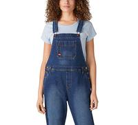 Dickies Women's Denim Boyfriend Bib Overall, Retro Stonewash, XS