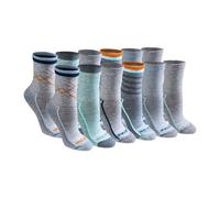 Dickies Women's Dri-Tech Advanced Moisture Wicking Mid-Crew Socks Available in M-L (6 12 Pairs) Blue Assorted (12 Pairs) Medium