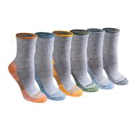 Dickies Women's Dri-Tech Advanced Moisture Wicking Mid-Crew Socks Available in M-L (6 12 Pairs) Grey Assorted (6 Pairs) Large