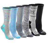 Dickies Women's Dri-tech Fashion Moisture Control Crew Socks, Available in S-XL (5, 6, 12, Tribal (6 Pairs), M (Pack of 6)