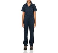 Dickies Women's Flex Cooling Short Sleeve Coveralls, Dark Navy, XS