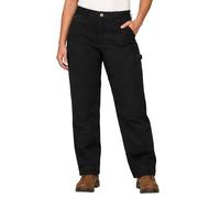 Dickies Women's Flex Duratech Straight Fit Pants, Black, 6