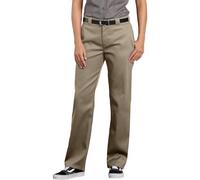 Dickies Women's Flex Original Fit Work Pants Utility, Desert Sand V1, 4