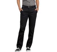 Dickies Women's Flex Slim Fit Pants, Black, 6