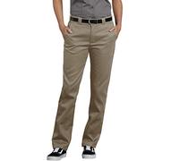 Dickies Women's Flex Slim Fit Work Pants Utility, Desert Sand V1, 6
