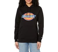 Dickies Women's Heavyweight Logo Fleece Pullover, Knit Black, S