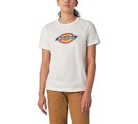 Dickies Women's Heavyweight Logo T-Shirt, White, S