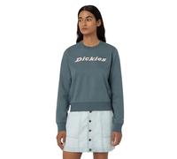 Dickies Women's HW Wordmark Fleece, Stormy Weather, S