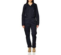 Dickies Women's Long Sleeve Cotton Twill Coverall Work Utility, Dark Navy, XL