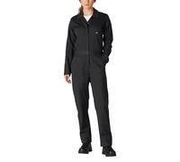 Dickies Women's Long Sleeve Cotton Twill Work Utility Coveralls – Black L (UK)