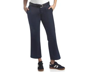 Dickies Women's Original Work Pant with Wrinkle And Stain Resistance,Dark Navy,8 Long