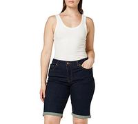 Dickies Womens Perfect Shape Denim Bermuda Shorts, 14, Rinsed Indigo Blue