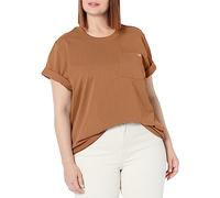 Dickies Size Women's Plus Short Sleeve Heavyweight T-Shirt, Brown Duck, 2X