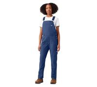 Dickies Women's Rinsed Utility Bib Overalls Women s Dungarees, Indigo Rinse, XL UK